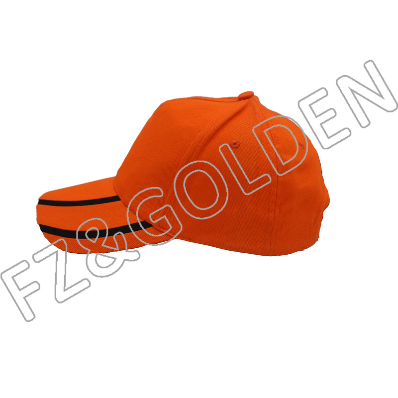 Aukštos kokybės individualaus dizaino 5 skydų beisbolo kepuraitė (1)