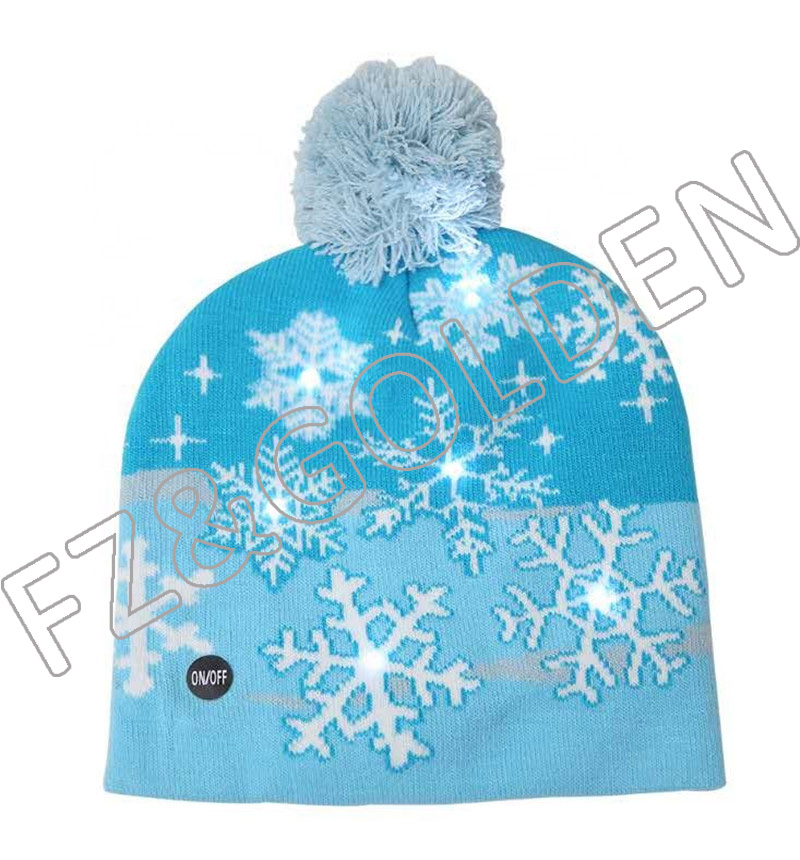 Christmas LED Knitted Hat03