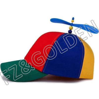Novo-bejzbol-kapa-sa-propelerom-proizvodnja-šešir po narudžbi-mali avion-crvena-žuta-plava-bejzbol-kapa-umetci-šešir.webp (3)