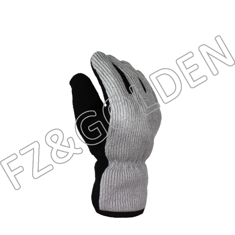 Світловідбиваючі трикотажні рукавички для дорослих (5)