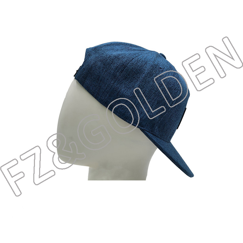 5 панелна бродирана лого Snapback Hat03