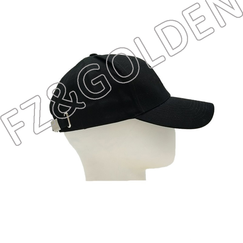 Customized 6panel Baseball Cap with Adjustable Closure07