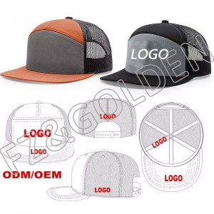 Custom manufacturers black plain trucker hats5