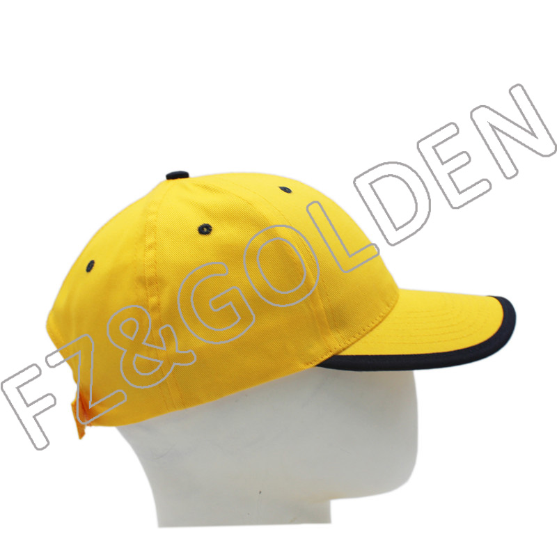 Customized 6panel Baseball Cap with Adjustable Closure (12)