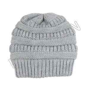 winter knitting knitted silk satin lined beanie hat for women8